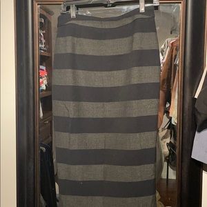 Black/Gray Pencil Skirt